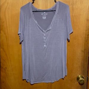 Purple American Eagle soft & sexy tee